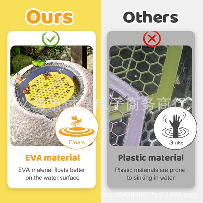 Bee Watering Tray (EVA) Size: Floating Color: Yellow Outdoor Use (1pc) V1188-MS-424-0016