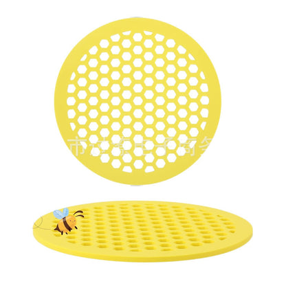 Bee Watering Tray (EVA) Size: Floating Color: Yellow Outdoor Use (1pc) V1188-MS-424-0016