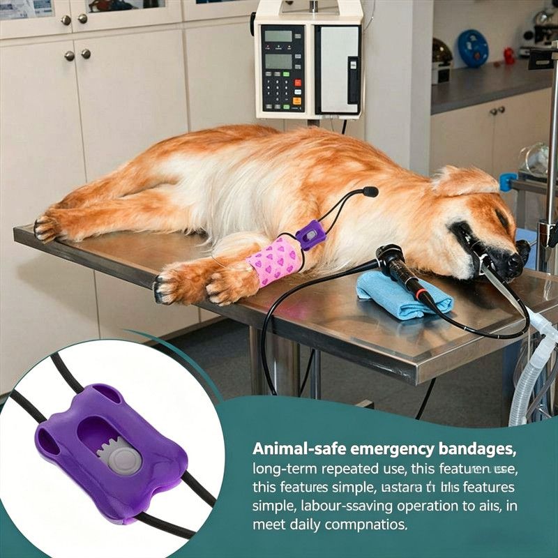 Animal-safe emergency bandages, purple (10 bandages per pack) V1188-MS-424-0017