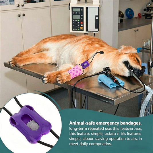 Animal-safe emergency bandages, purple (10 bandages per pack) V1188-MS-424-0017
