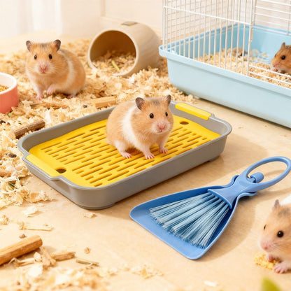 Waste Tray (Plastic) Size: 270mm*185mm*40mm Color: Green for Rabbits/Guinea Pigs (1pc) V1188-MS-424-0018