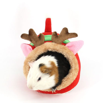 Pet Bed (Plush/PP Cotton) Size: 230mm Color: Green for Rabbits/Guinea Pigs (1pc) V1188-MS-424-0019