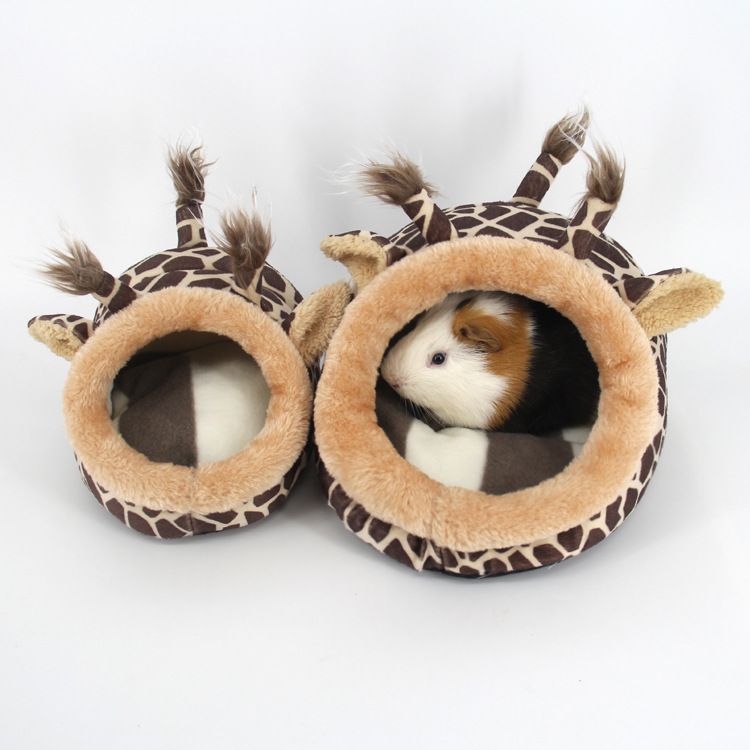 Pet Bed (Plush/PP Cotton) Size: 230mm Color: Green for Rabbits/Guinea Pigs (1pc) V1188-MS-424-0019