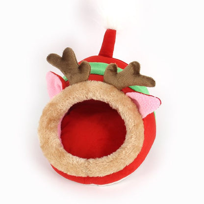 Pet Bed (Plush/PP Cotton) Size: 230mm Color: Green for Rabbits/Guinea Pigs (1pc) V1188-MS-424-0019