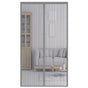 Magnetic Door Screens - 100x210 cm Self-closing - High-Density Insect Screen - No Drilling Required - Grey V1188-MS-429-0003-2