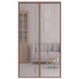Magnetic Door Screens - 90x210 cm Self-closing - High-Density Insect Screen - No Drilling Required - Brown V1188-MS-429-0004-1