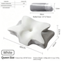 Ice Silk Butterfly-Shaped Memory Foam Pillow | Ergonomic, Orthopedic, Sleep-Aiding, Suitable for Three V1188-MS-514-001