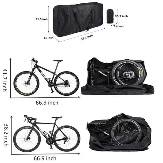 800D Oxford Cloth Bicycle Bag, Mountain Bike & Road Bike Storage Bag(26-29 inch non-folding model: V1188-MS-514-011