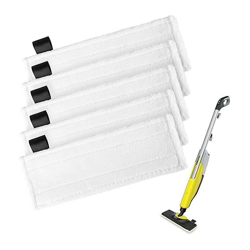 5 Pack Steam Cleaner Mop Wipes, Velcro Pads Compatible with Karcher SC2 SC3 SC4 SC5 V1188-MS-520-001