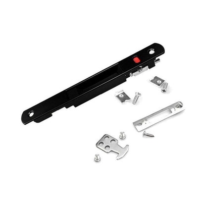 2 Pack Sliding Bay Lock Latch, Single Sided Hook Lock for Sliding Door and Window V1188-MS-520-007