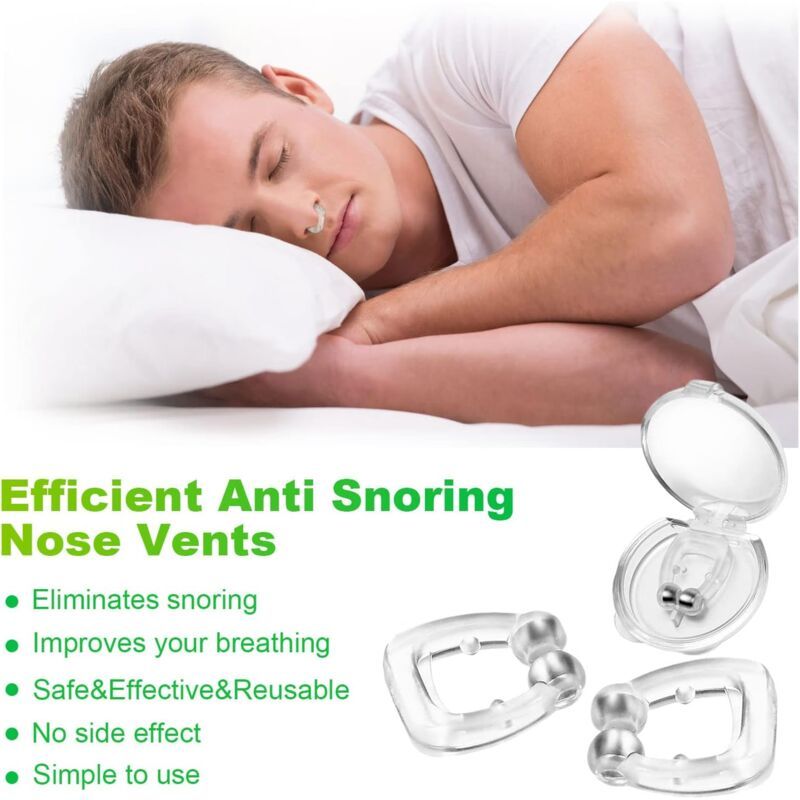 15 Pack Magnetic Anti Snoring Nasal Clip, Anti Snoring Device V1188-MS-520-017
