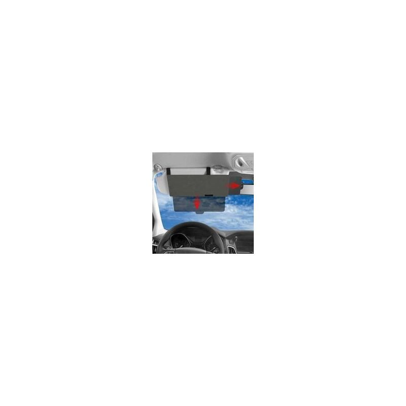1 Piece Car Sun Visor Extension, Anti Glare UV Protection, Black V1188-MS-520-029
