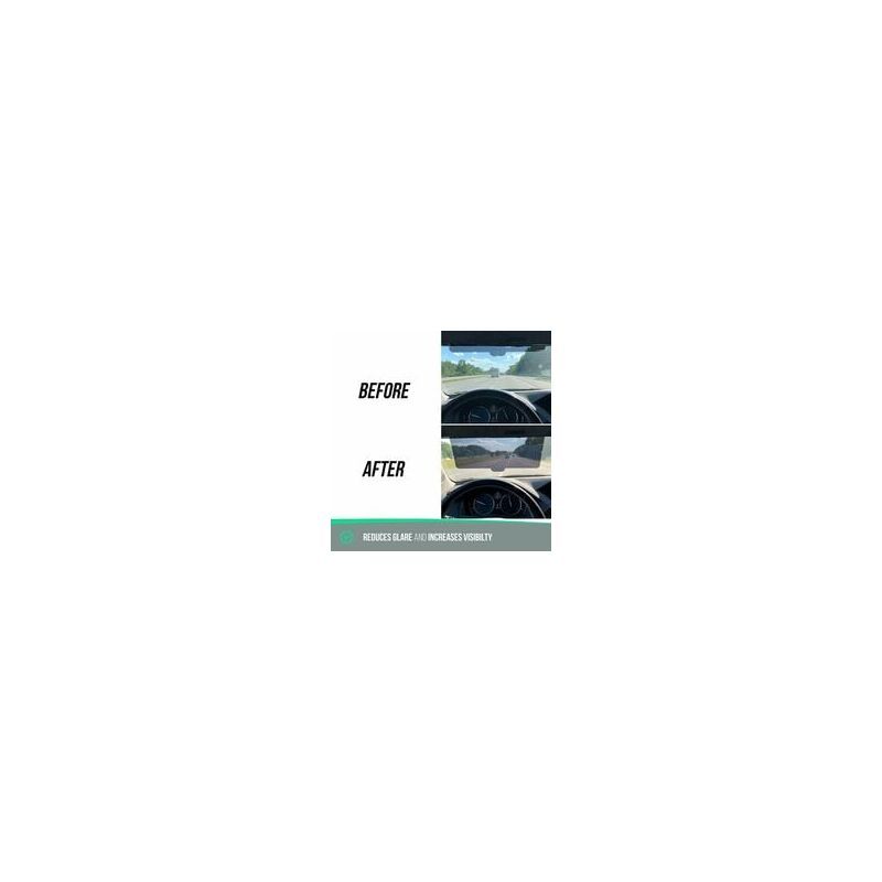 1 Piece Car Sun Visor Extension, Anti Glare UV Protection, Black V1188-MS-520-029