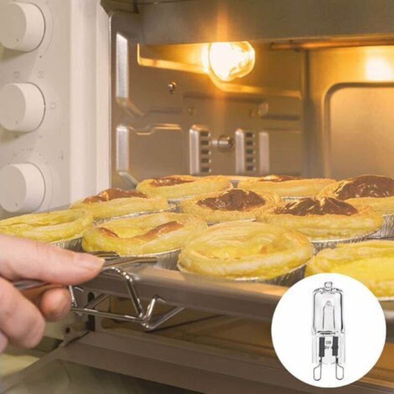 10 Pack G9 Oven Bulb, 40W 230V 300 Degree C, Dimmable Warm White, 480LM V1188-MS-520-033