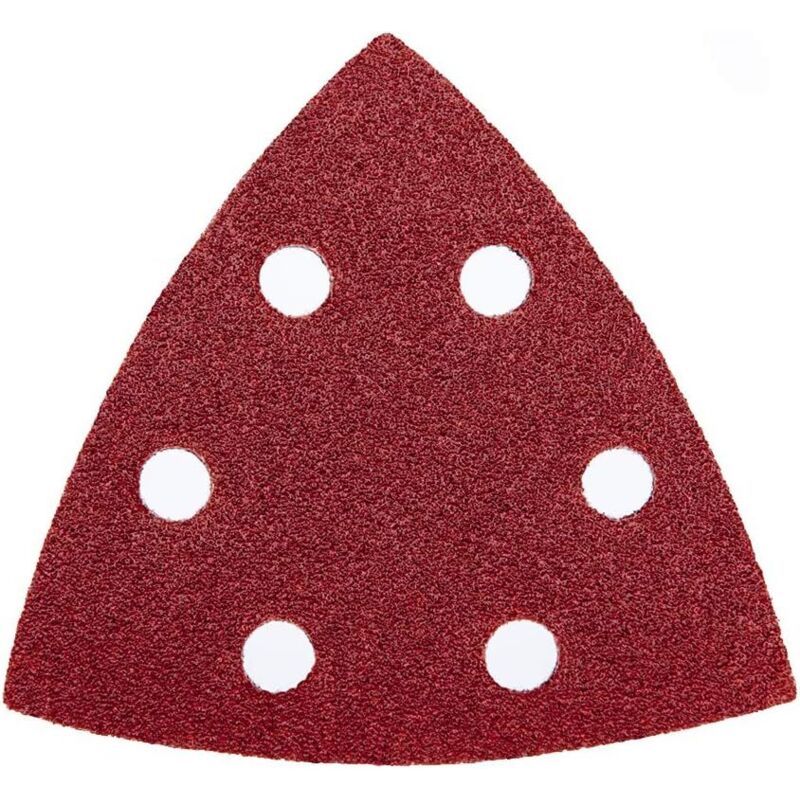 120 Pack Delta Sanding Triangles, 6 Hole Sandpaper, Grit 40 60 80 120 180 240, 90 x 90 x 90 mm V1188-MS-520-039