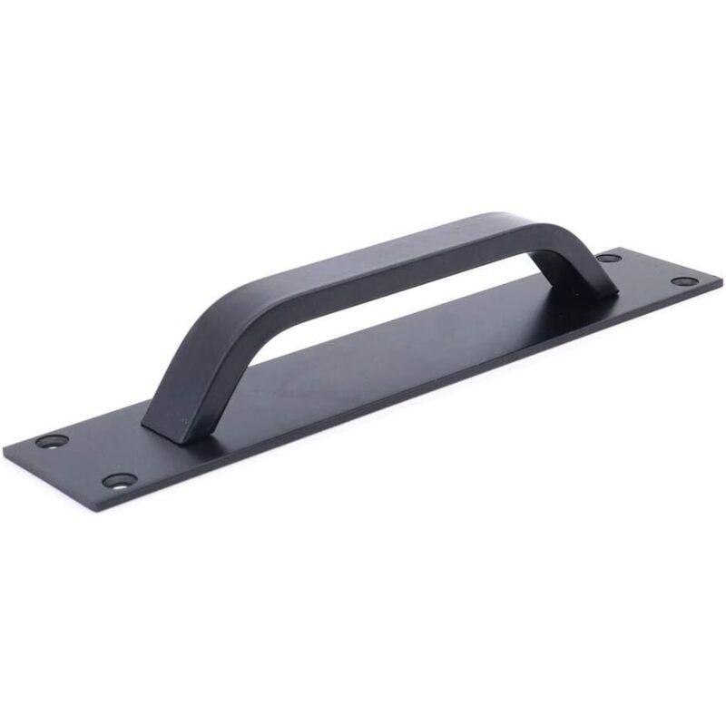 2 Pack Sliding Door Handle, Aluminum Alloy Cabinet and Cupboard Handle, Black, 20 x 4 cm V1188-MS-520-043