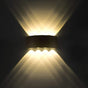 Wall Lamp, LED 8W IP65 Waterproof Aluminum Up Down Light, Warm White V1188-MS-520-052