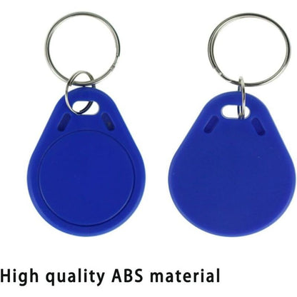 10 Pack RFID NFC Smart Key Tag, 13.56 MHz MF Classic 1K IC S50 Read Only, Blue V1188-MS-520-054