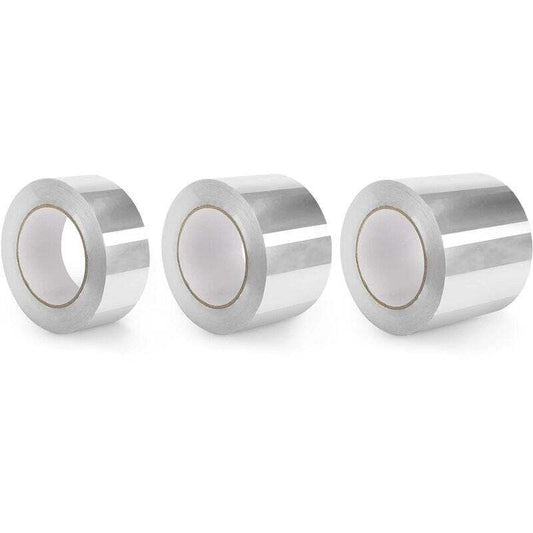 1 Roll Aluminum Adhesive Tape, High Temperature Waterproof Sealing Tape, 50 mm x 50 m V1188-MS-520-055