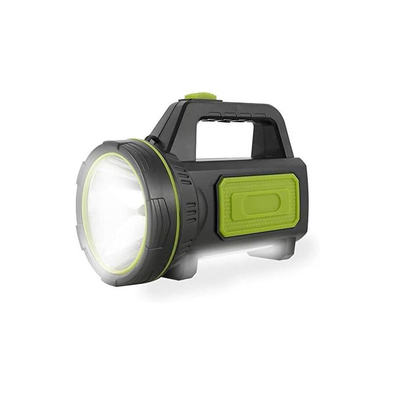 USB Rechargeable LED Flashlight with Side Light, Waterproof Emergency Torch V1188-MS-520-057