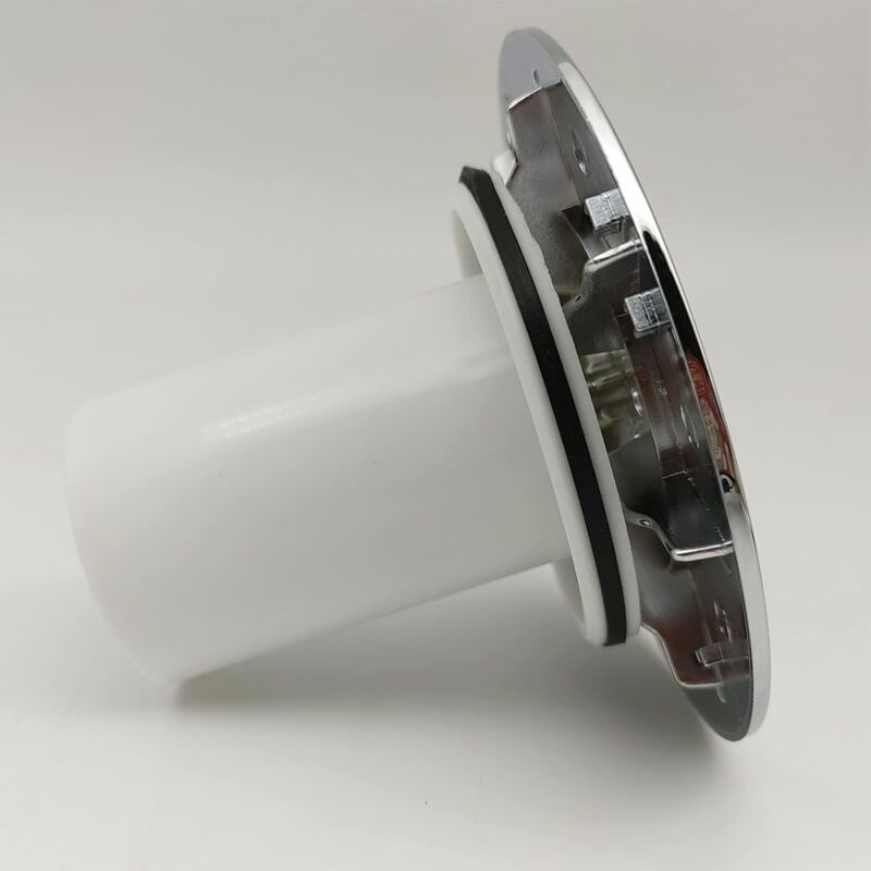 Shower Drain Stopper, Replacement Drain Cover, Chrome, 90 mm, 115 mm V1188-MS-520-059