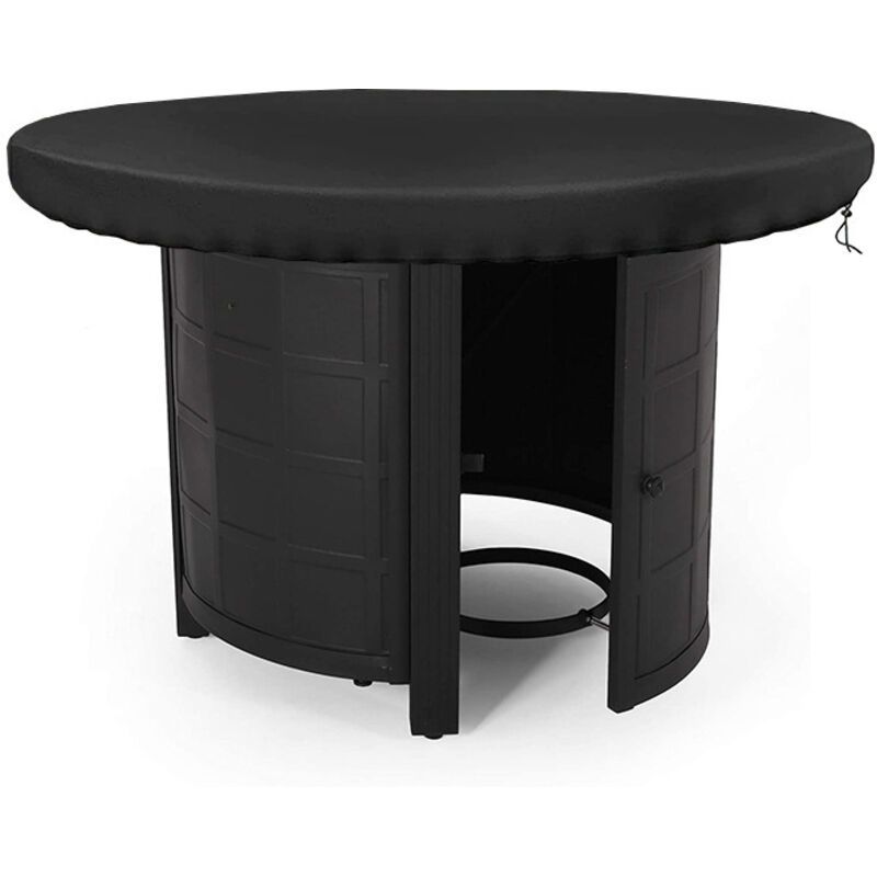 Fire Pit Cover, 420D Waterproof Anti UV Protective Cover, Diameter 100 cm V1188-MS-520-062