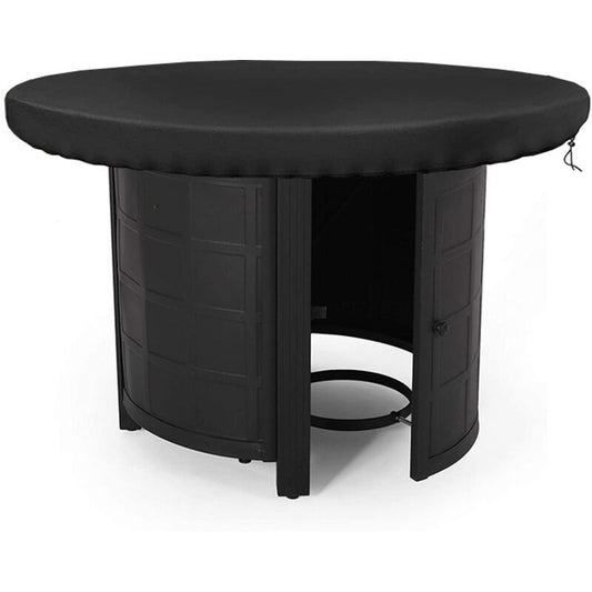 Fire Pit Cover, 420D Waterproof Anti UV Protective Cover, Diameter 100 cm V1188-MS-520-062