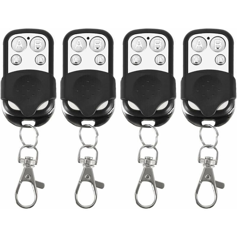 4 Pack Universal Electric Garage Door Remote Control, 433 MHz V1188-MS-520-066