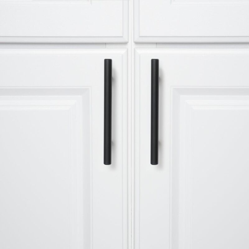 10 Pack Black Stainless Steel T Bar Cabinet Handle, 160 mm V1188-MS-520-067