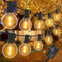 Outdoor Light Garland, 30 m with 50 plus 2 G40 LED Bulbs, IP45 Waterproof, Warm White V1188-MS-520-075