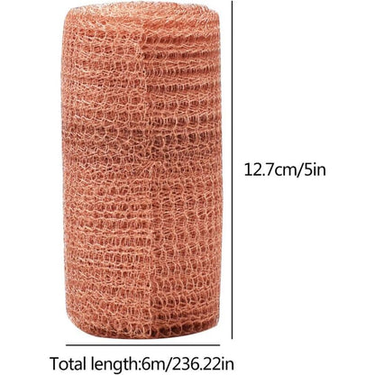 Copper Mesh Rodent Fencing for Pest Control, 6 m V1188-MS-520-085
