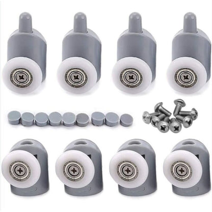 8 Pack Shower Door Roller Caster Wheel, 23 mm V1188-MS-520-089