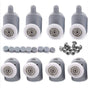 8 Pack Shower Door Roller Caster Wheel, 23 mm V1188-MS-520-089
