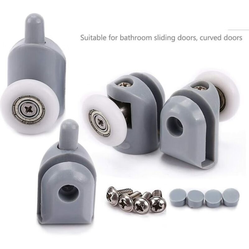 8 Pack Shower Door Roller Caster Wheel, 23 mm V1188-MS-520-089