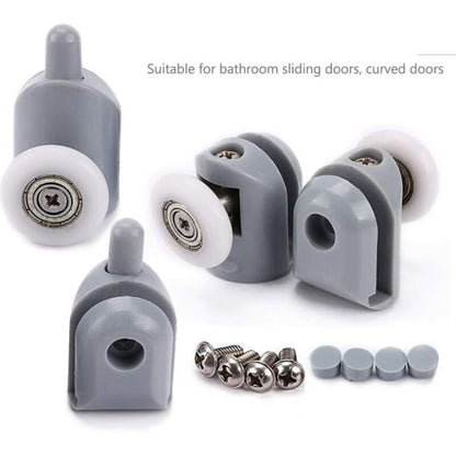 8 Pack Shower Door Roller Caster Wheel, 23 mm V1188-MS-520-089