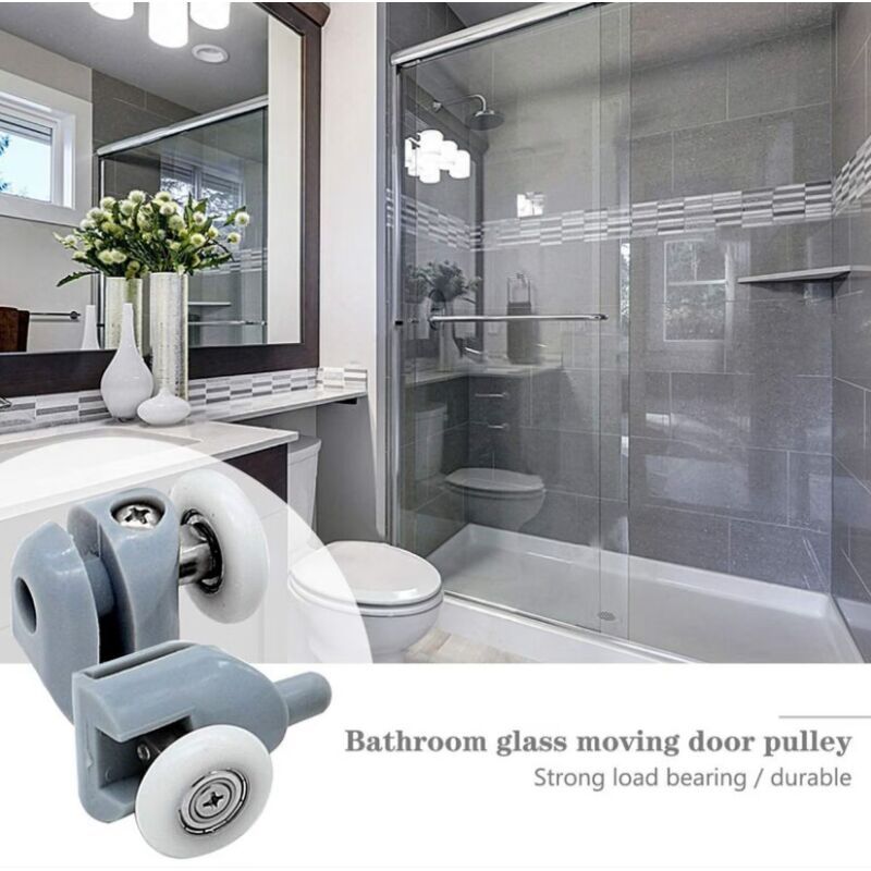 8 Pack Shower Door Roller Caster Wheel, 23 mm V1188-MS-520-089