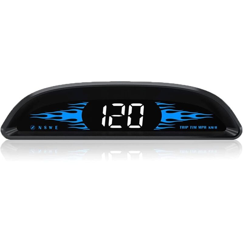 Car HUD GPS Speedometer, Universal Windshield Display with Overspeed Alarm, USB Plug and Play, 4 Inch V1188-MS-520-090