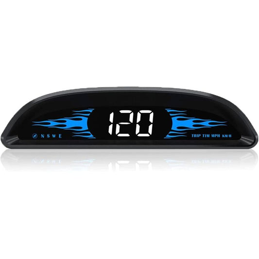 Car HUD GPS Speedometer, Universal Windshield Display with Overspeed Alarm, USB Plug and Play, 4 Inch V1188-MS-520-090