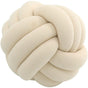 Round Knotted Cushion, Milk White, 20 cm V1188-MS-520-092