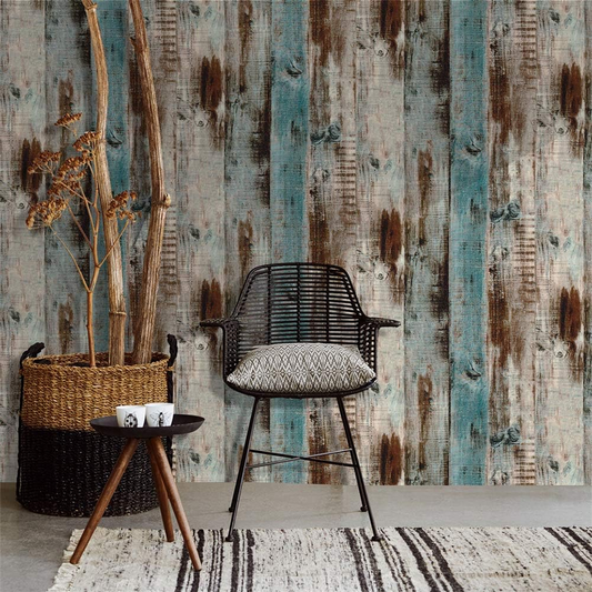 Self Adhesive Vinyl Wallpaper For Furniture Countertop Brown wood grainPattern Decorative Sticker,0.45*6M V1188-MS-523-001