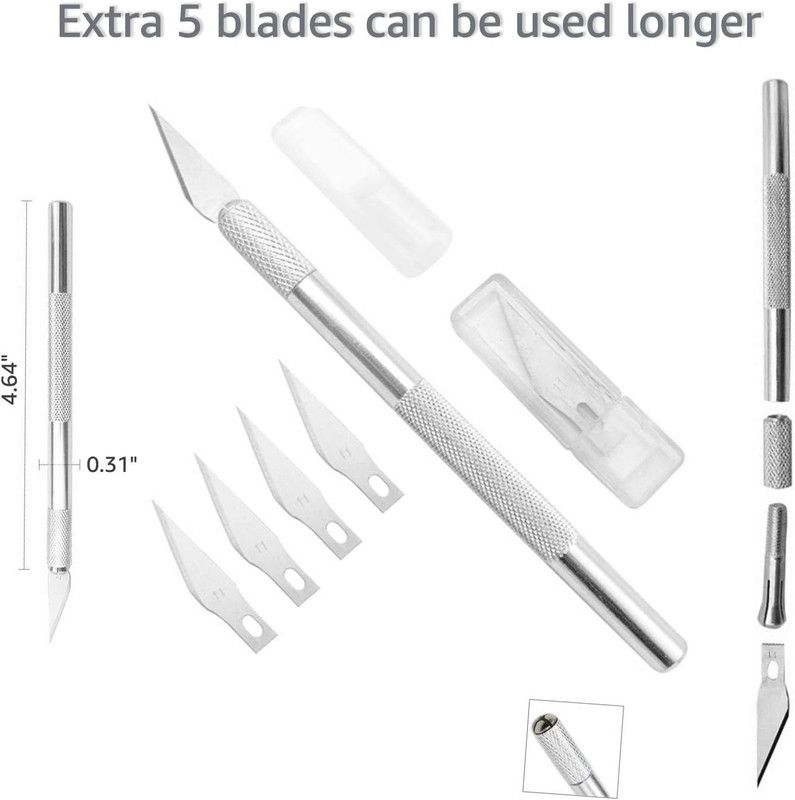 DIY Vinyl Film Tool Kit, Squeegee Craft Cutter with Replaceable Blades, Tape Measure for Wallpaper Window Tint V1188-MS-523-005