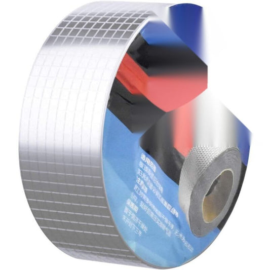 Butyl Aluminum Waterproof Sealing Tape Self Adhesive Leak Repair Tape, 50 mm x 5 m V1188-MS-527-028