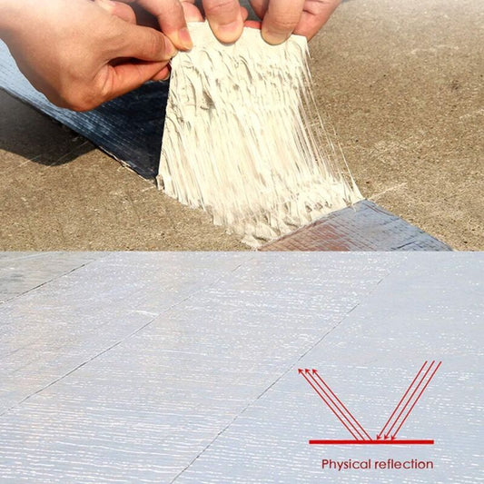 Butyl Aluminum Waterproof Sealing Tape Self Adhesive Leak Repair Tape, 50 mm x 5 m V1188-MS-527-028