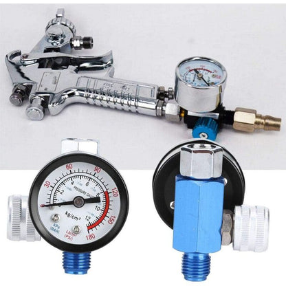 Air Pressure Regulator for Spray Gun Paint Gun, 1 Quarter Inch V1188-MS-527-035
