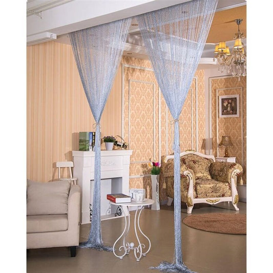 Fringe Door Curtain Wall Panel Room Divider for Home Patio Bedroom Cafe, 1 x 2 m V1188-MS-527-040