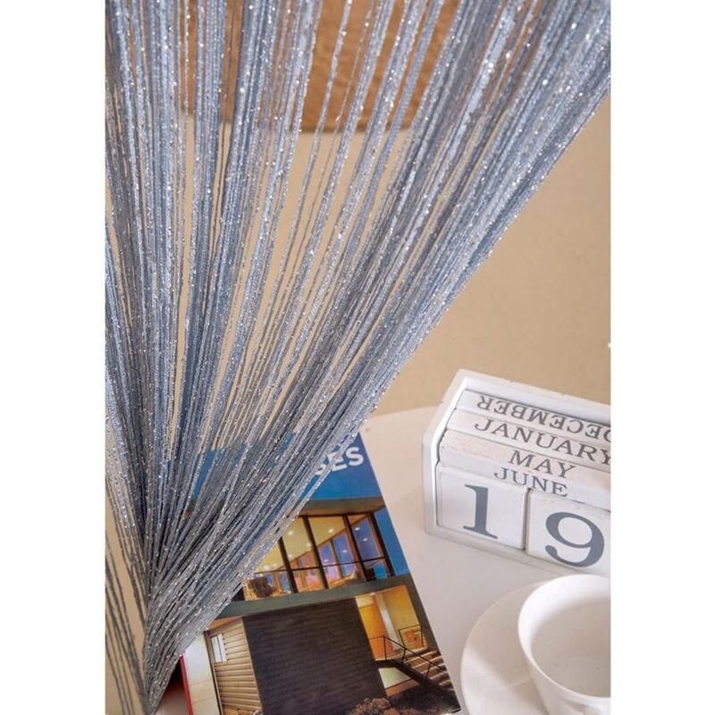 Fringe Door Curtain Wall Panel Room Divider for Home Patio Bedroom Cafe, 1 x 2 m V1188-MS-527-040