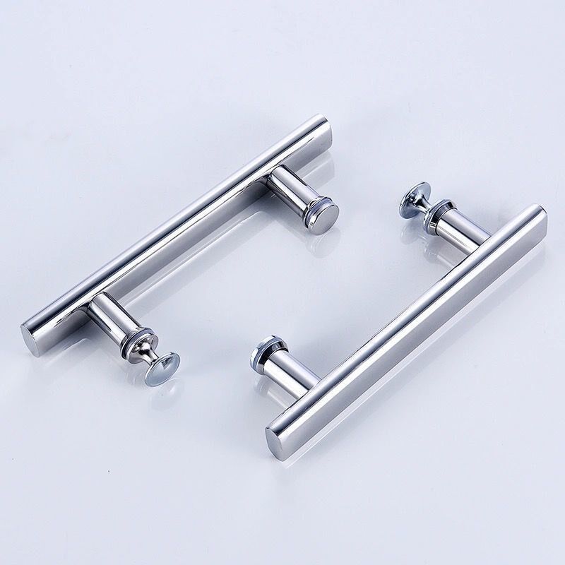2 Pcs Chrome Shower Door Handles Hole to Hole, 145 mm V1188-MS-527-041