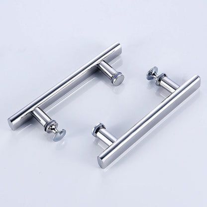 2 Pcs Chrome Shower Door Handles Hole to Hole, 145 mm V1188-MS-527-041