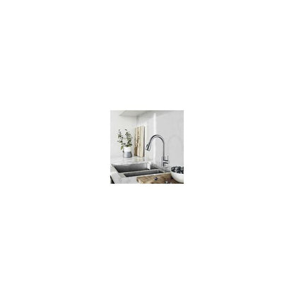 304 Stainless Steel Pull Out Kitchen Sink Mixer Faucet 360 Degree Rotatable V1188-MS-527-054
