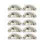 10 Pcs Silver Door Knob Handles for Furniture Drawer, 81 mm V1188-MS-527-057
